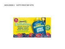 Mott's Fruitsations Rockets Unsweetened Blueberry Flavoured Apple Fruit Snacks
