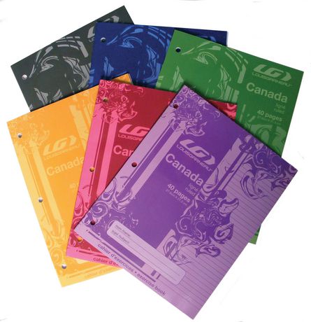 Ruled Canada Notebook 40 Pages