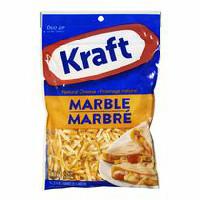 Kraft Shredded Marble Cheddar Natural Cheese