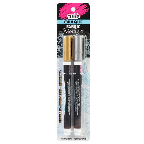 Opaque Metallic Colour Fabric Markers