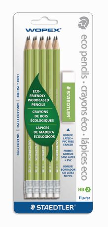 Wopex Latex + Pvc Free Eco Pencils