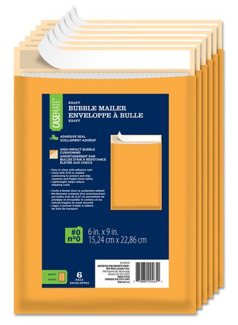 Kraft Bubble Mailer #0