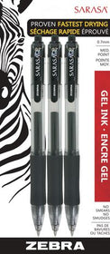 Zebra Sarasa Retractable Gel Pens