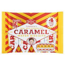 Tunnocks Real Milk Chocolate Caramel Wafer Biscuits