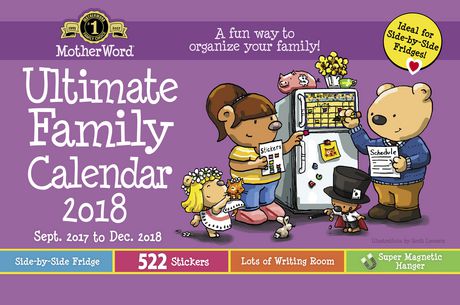 Ultimate Family English Small Calendar