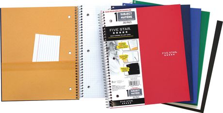 1 Subject Wirebound Graph Rule Notebooks