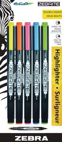 Zebrite Assorted Highlighters