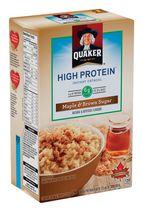 Quaker High Protein Maple & Brown Sugar Instant Oatmeal