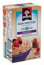 Quaker High Protein Triple Berry Instant Oatmeal