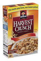 Quaker Harvest Crunch Original Granola Cereal