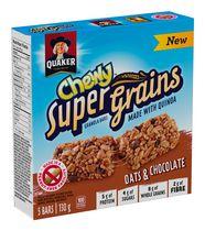 Quaker Chewy Super Grain Oats & Chocolate Granola Bars