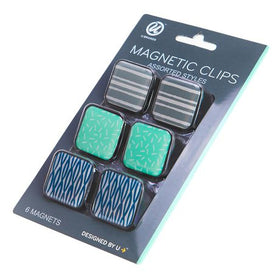 Assorted Patterns Magnetic Clips