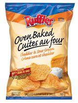 Ruffles Oven Baked Cheddar & Sour Cream Potato Chips