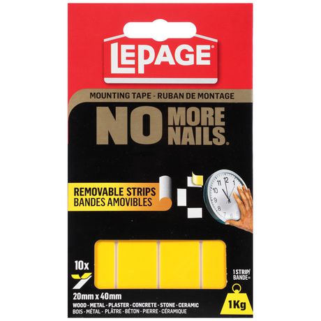 No More Nails Removable Stripes