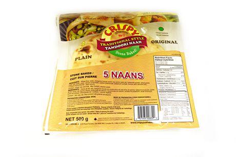 Crispy Traditional Style Plain Stone Baked Tandoori Naan