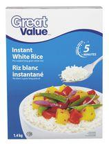 Great Value Instant Pre-Cooked Long Grain White Rice