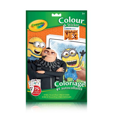 Despicable Me 3 Colour & Sticker Book