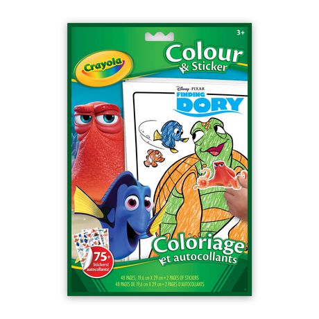 Finding Dory Colour And Sticker Book