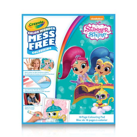 Nickelodeon Shimmer & Shine Color Wonder Colouring Pad