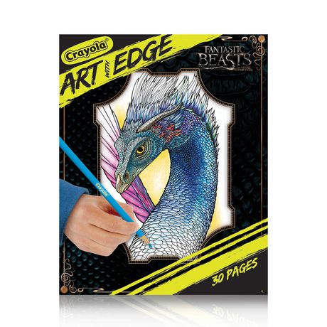 Fantastic Beasts Art with Edge Colouring Pages