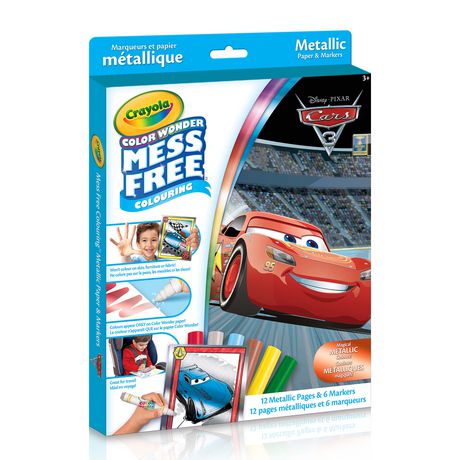 Cars 3 Colour Wonder Metallic Kit