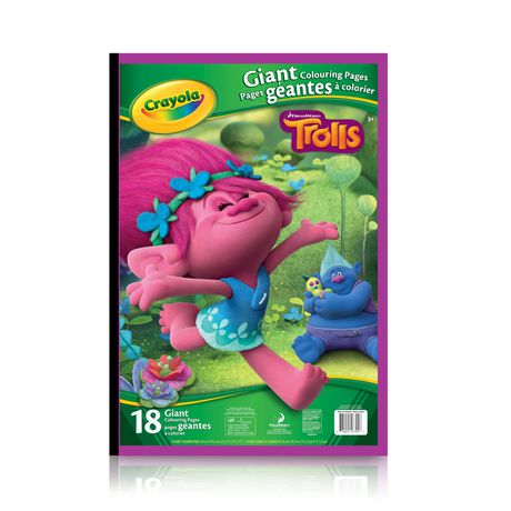 Trolls Giant Colouring Pages