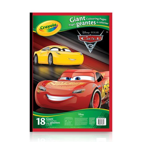 Cars 3 Giant Colouring Pages