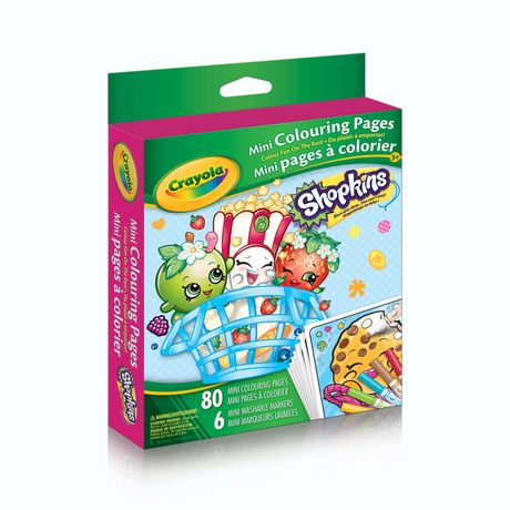 Shopkins Mini Colouring Pages