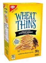 Christie Wheat Thins Cracked Pepper and Olive Oil Crackers