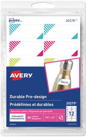 Permanent Durable Pre-Design Labels