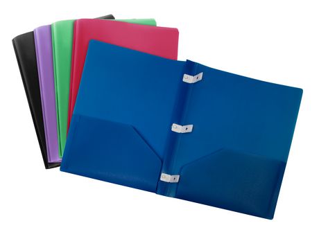 Report Cover with Plastic Prongs