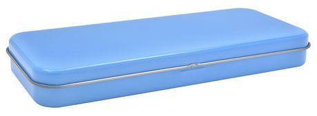 Small Blue Pencil Tin