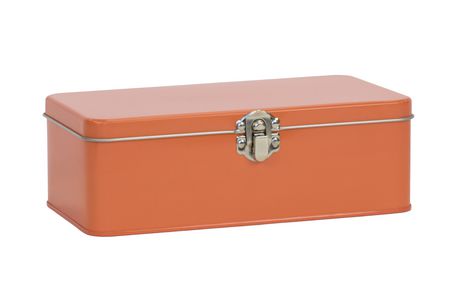Orange Large Pencil Tin