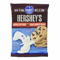 Pillsbury Hershey's Ready To Bake Chocolate Chip Cookies