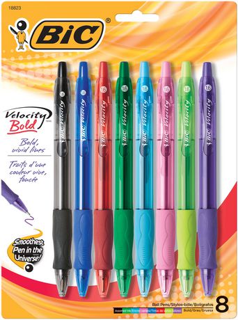 Velocity1.6 mm Retractable Fashion Ball Pens