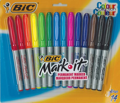 Mark-It Assorted Fine Tip Permanent Marker