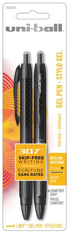 uni-ball0.7mm Black 307 Gel Pen