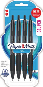Medium Point 0.7 mm Black Gel Pens
