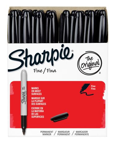 SharpieFine Point Black Permanent Marker