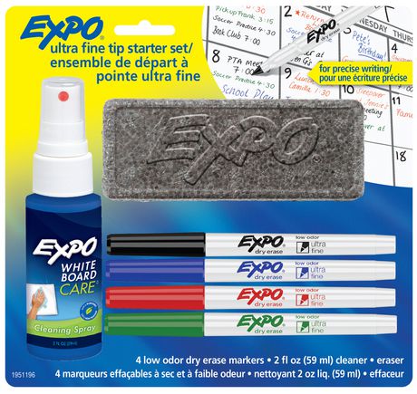 Ultra Fine Dry Erase Coloured Markers