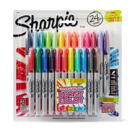 SharpieAssorted Fine Point Colour Burst Permanent Markers