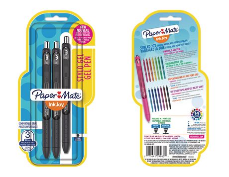 InkJoyMedium Point Black Gel Pens