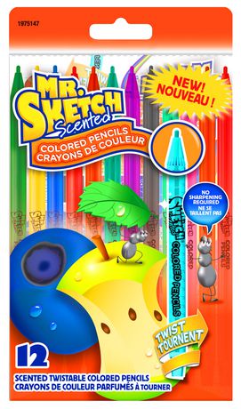 Scented Twistable Coloured Pencils