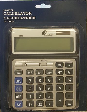 12-Digit Dekstop Calculator