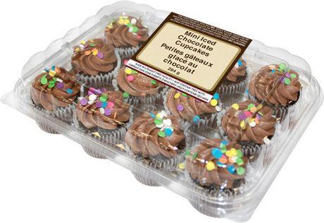 Two-Bite Mini Iced Chocolate Cupcakes