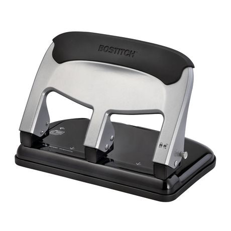 EZ Squeeze 40 Silver/Black Three Hole Punch