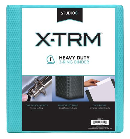 1" Heavy Duty Vinyl Binder - Light Blue