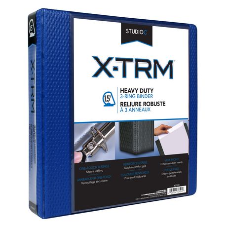 1.5" Vinyl Navy Heavy Duty Binder