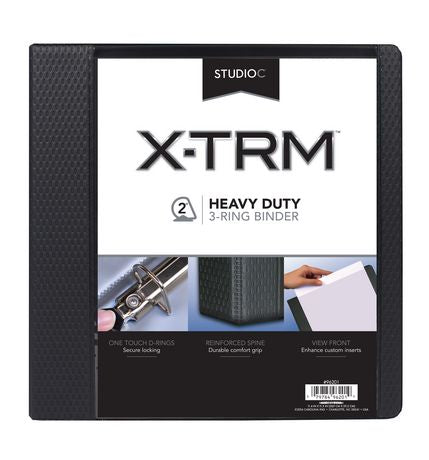 2" Vinyl Black Heavy Duty Binder