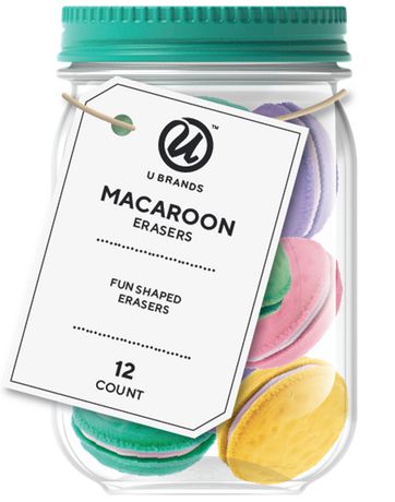 Macaron Erasers